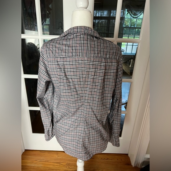 $238 Frank and Eileen Barry Plaid Button Down Runs Small!! - Picture 2 of 5
